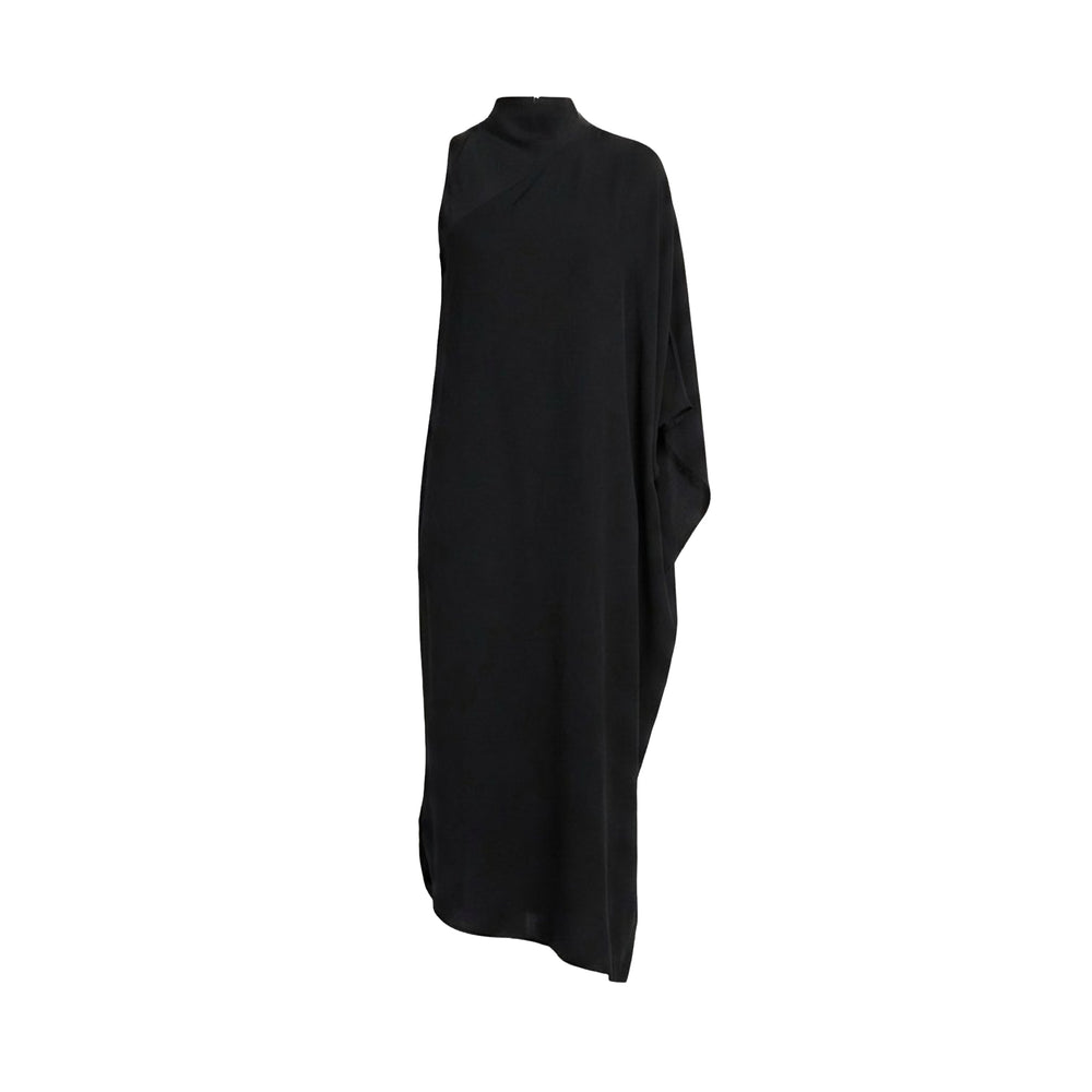 Black dress on a white background