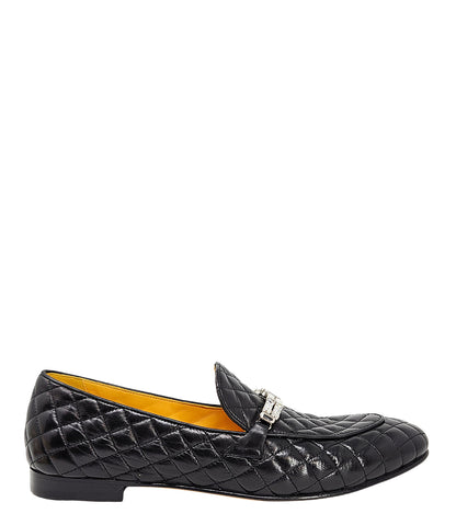 Madison Maison Black Quilted Flat Loafer