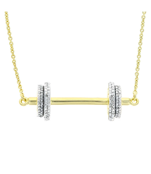 Collar de oro Pave The Way Fit to Succeed 