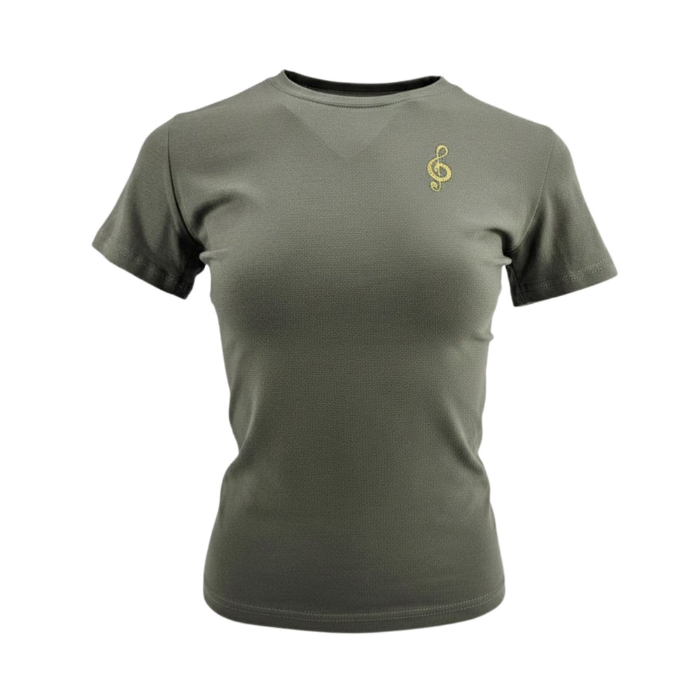 Madison Maison x On/Off Essentials Music Is The Answer Khaki T-Shirt