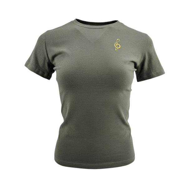 Madison Maison x On/Off Essentials Music Is The Answer Khaki T-Shirt