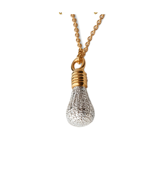 Pave The Way Genius Gold Necklace