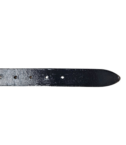 Madison Maison Black Cracked Leather Belt
