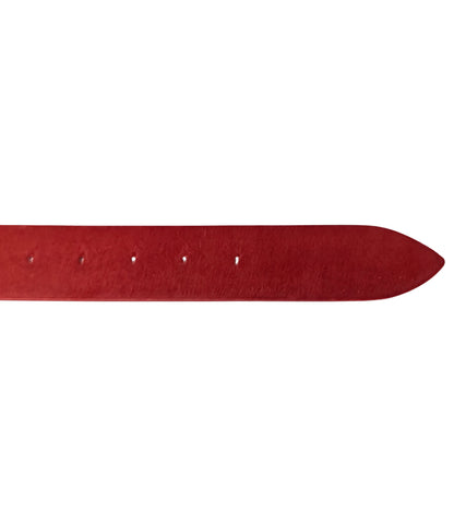 Madison Maison Red Short Calf Hair Blet
