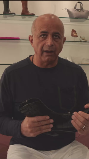 owner talking about latest cowboy boot design