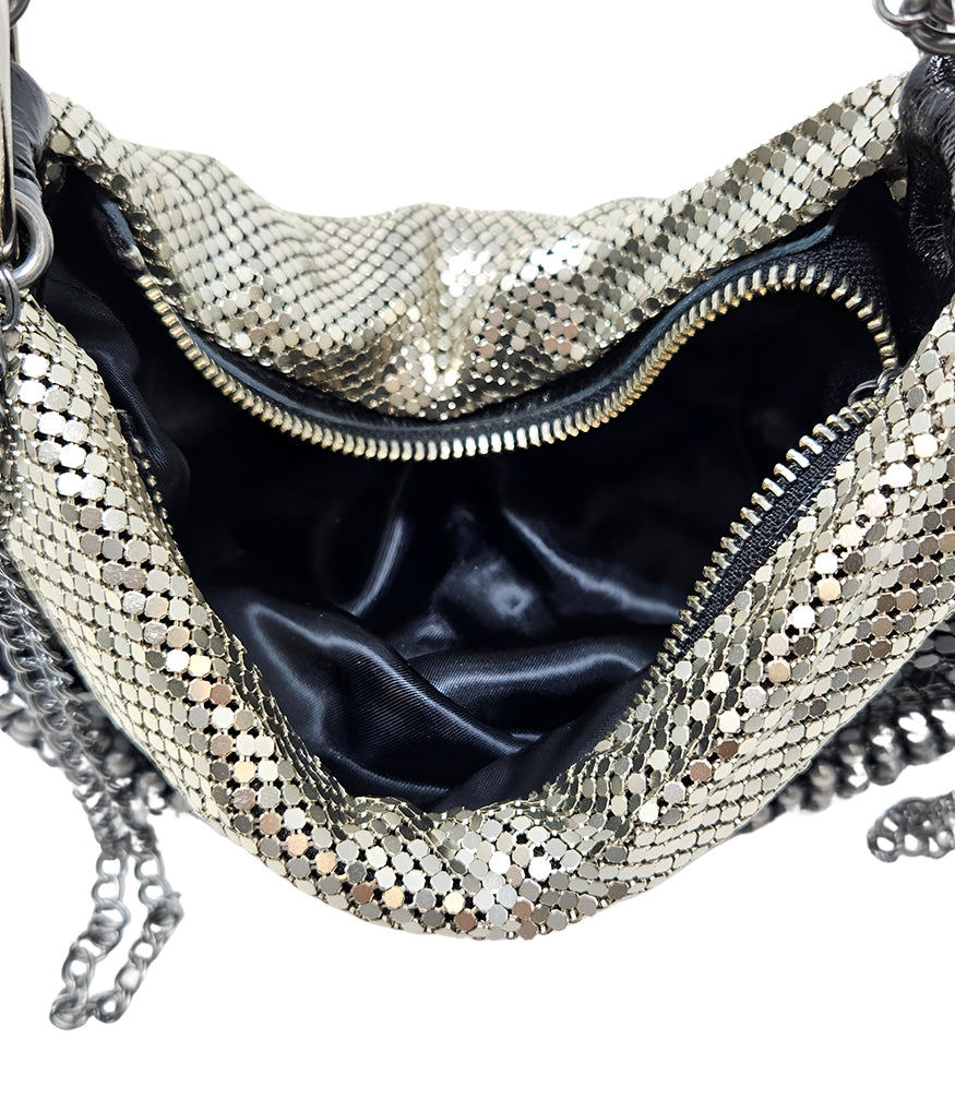 Madison Maison Laura B Black/Silver Raquel U Bag
