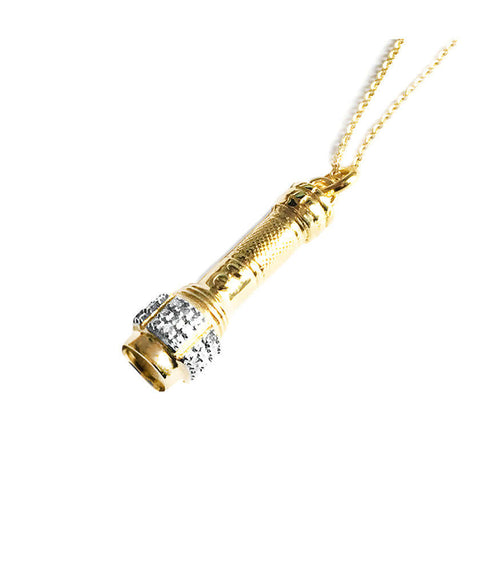 Collar Pave The Way Shed Light en oro 