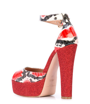 Madison Maison Red Venezia Platform Heel