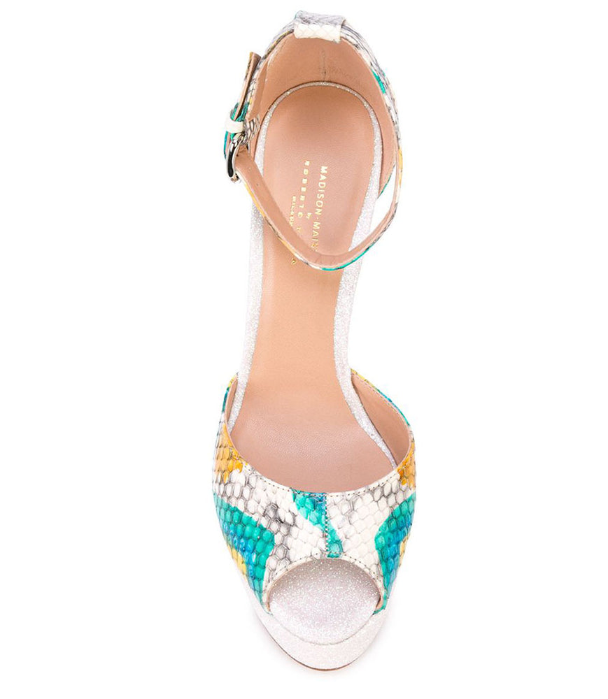 
                      
                        Yellow Venezia Platform Heel
                      
                    