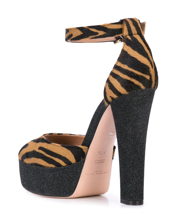 Madison Maison Zebra Venezia Platform Heel