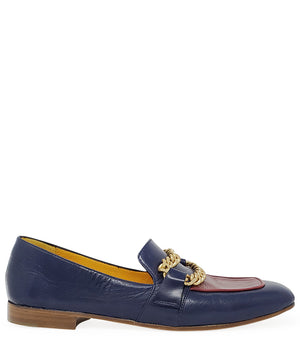 MADISON MAISON FLAT LOAFER BLUE/RED