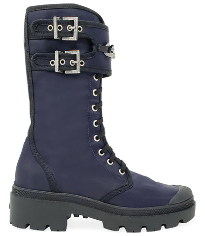 PALLADIUM NAVY VEGAN CHAIN BOOT
