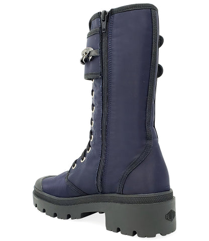 PALLADIUM NAVY VEGAN CHAIN BOOT