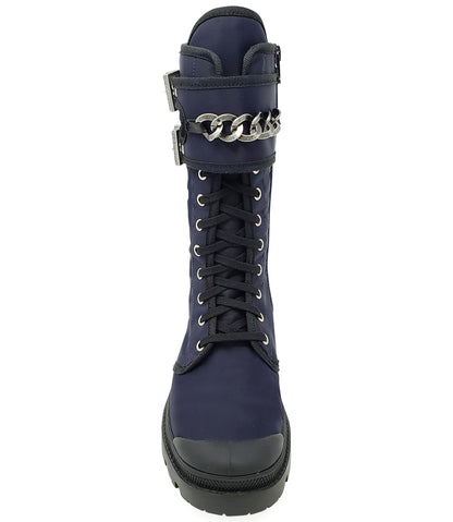 PALLADIUM NAVY VEGAN CHAIN BOOT
