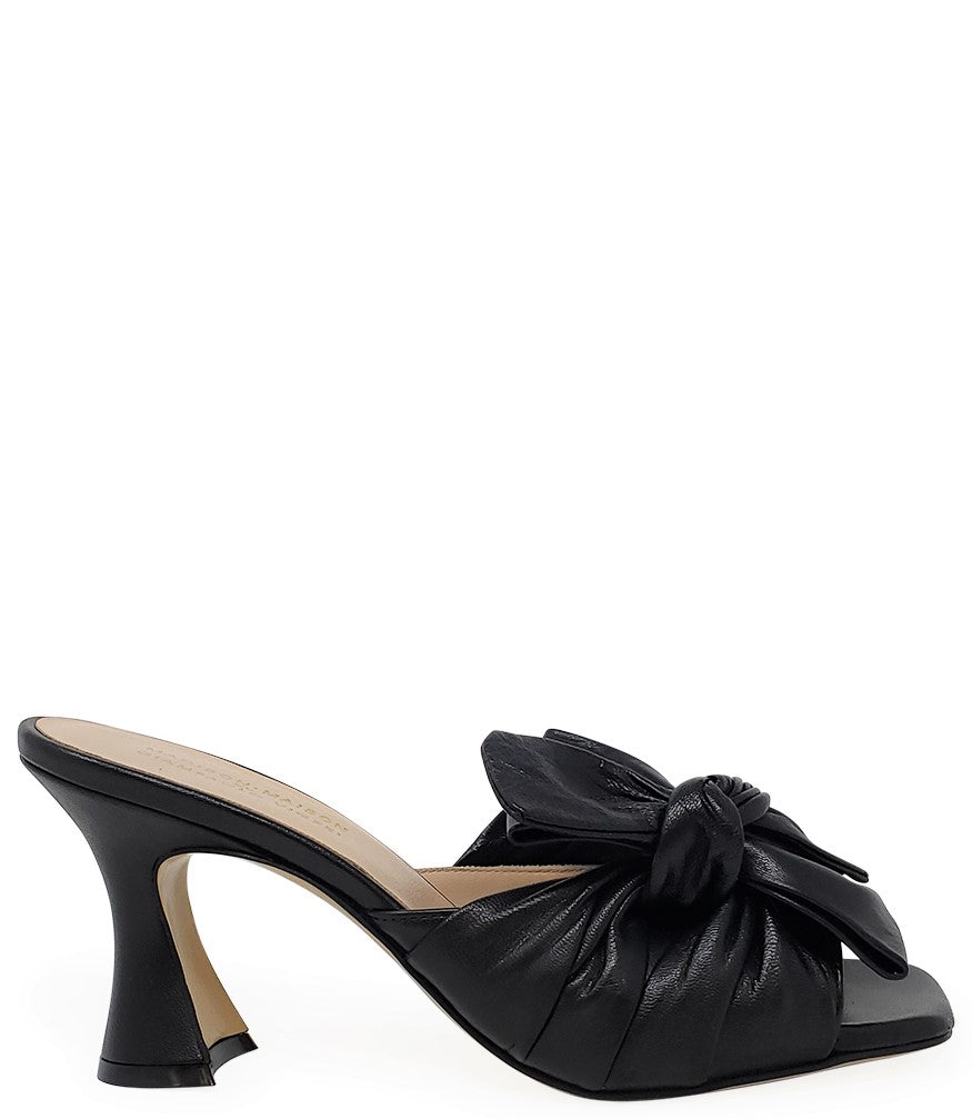 MADISON MAISON BLACK BOW TIE MULE