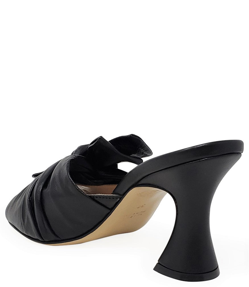 MADISON MAISON BLACK BOW TIE MULE