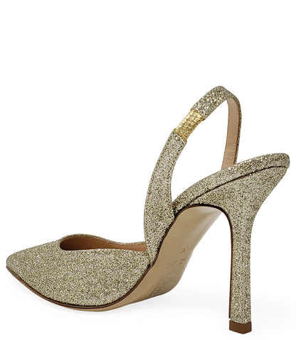 MADISON MAISON GOLD GLITTER HI HEEL