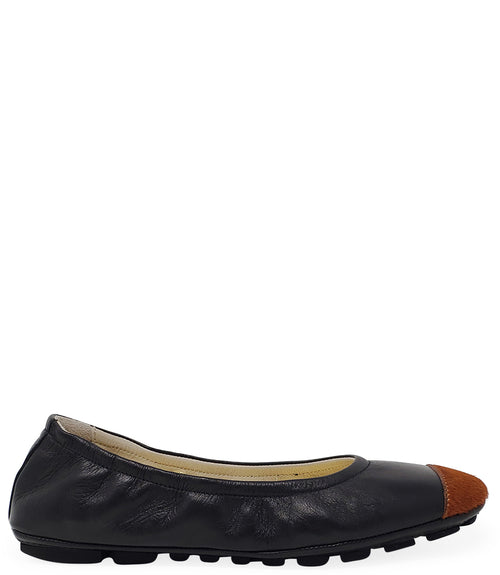 MADISON MAISON BLACK/TAN BALLET