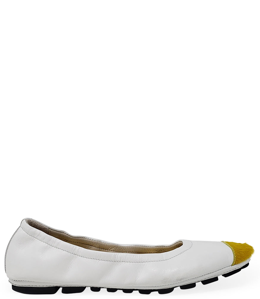 MADISON MAISON WHITE/YELLOW BALLET