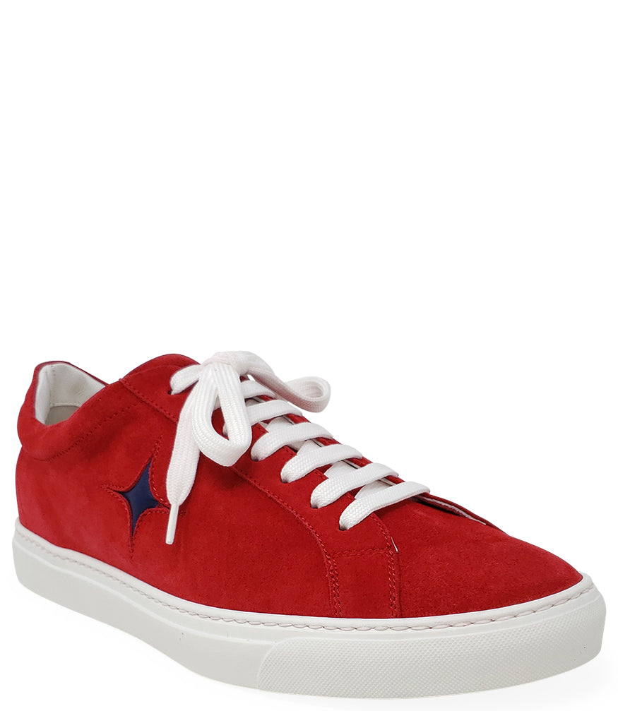 MADISON MAISON RED SIRIUS STAR MENS SNEAKER