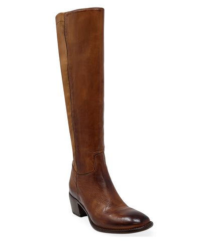 COGNAC KNEE HIGH BOOT