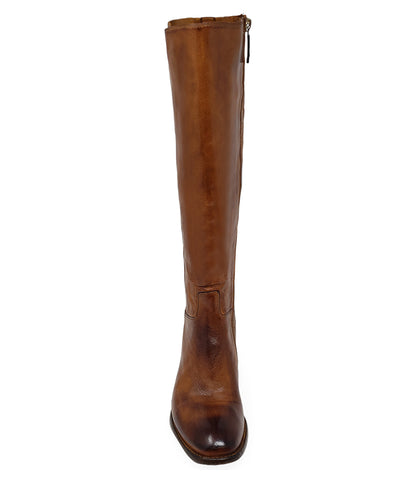 COGNAC KNEE HIGH BOOT