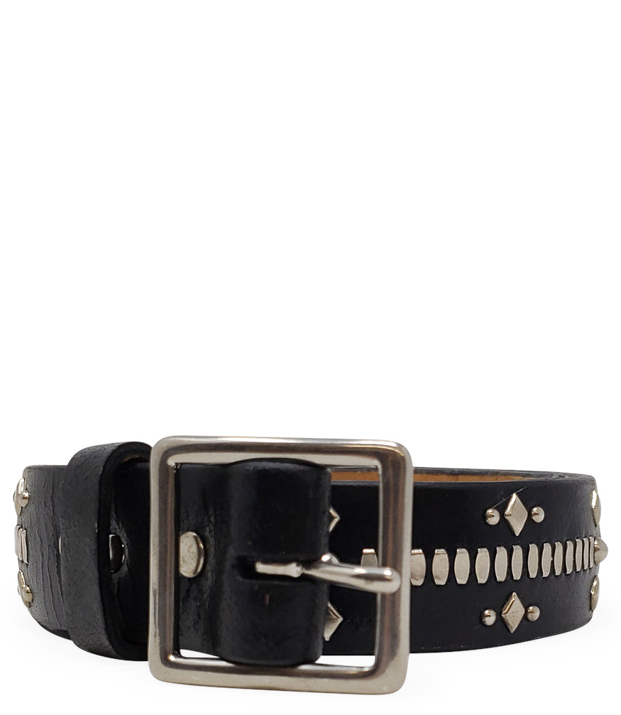 MADISON MAISON TAMARA BLACK CRACKLE 1.25 BELT