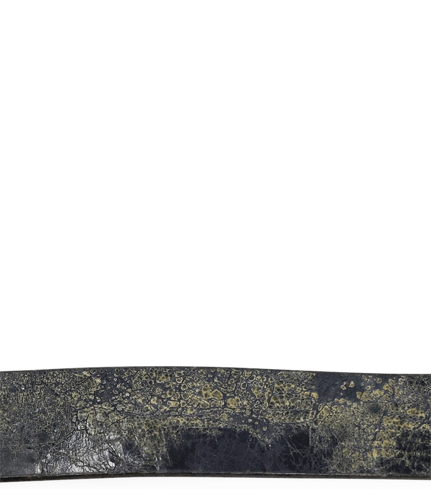 MADISON MAISON ZEN BLACK EMBOSSED 1.25 BELT