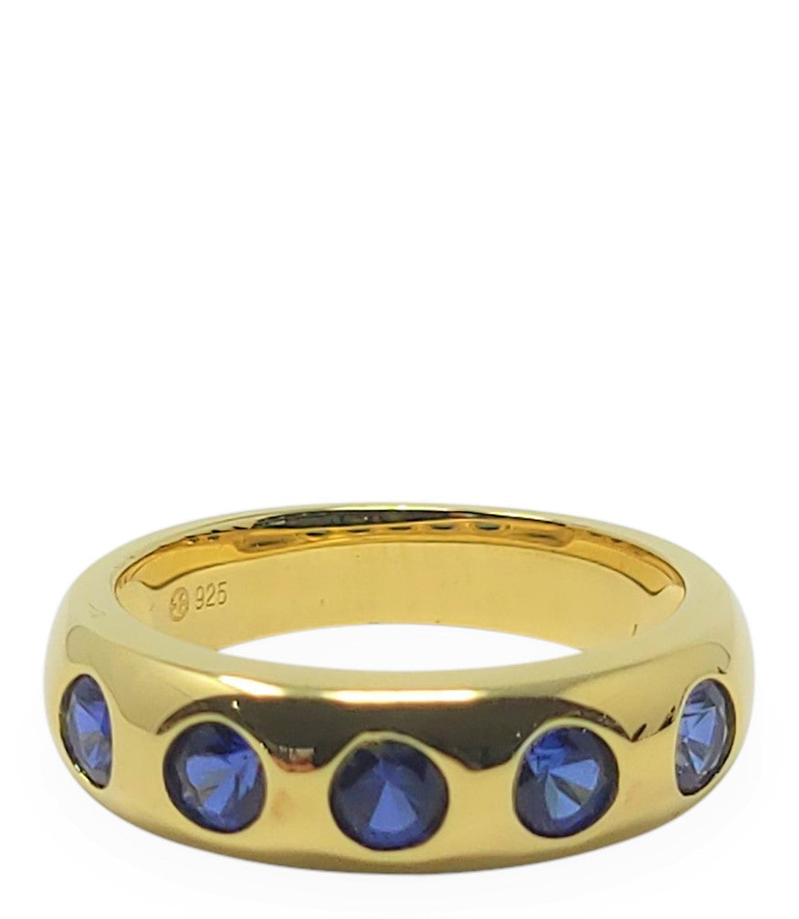 M Ellin Msr-400-P Sapphire 5 Stone Ring