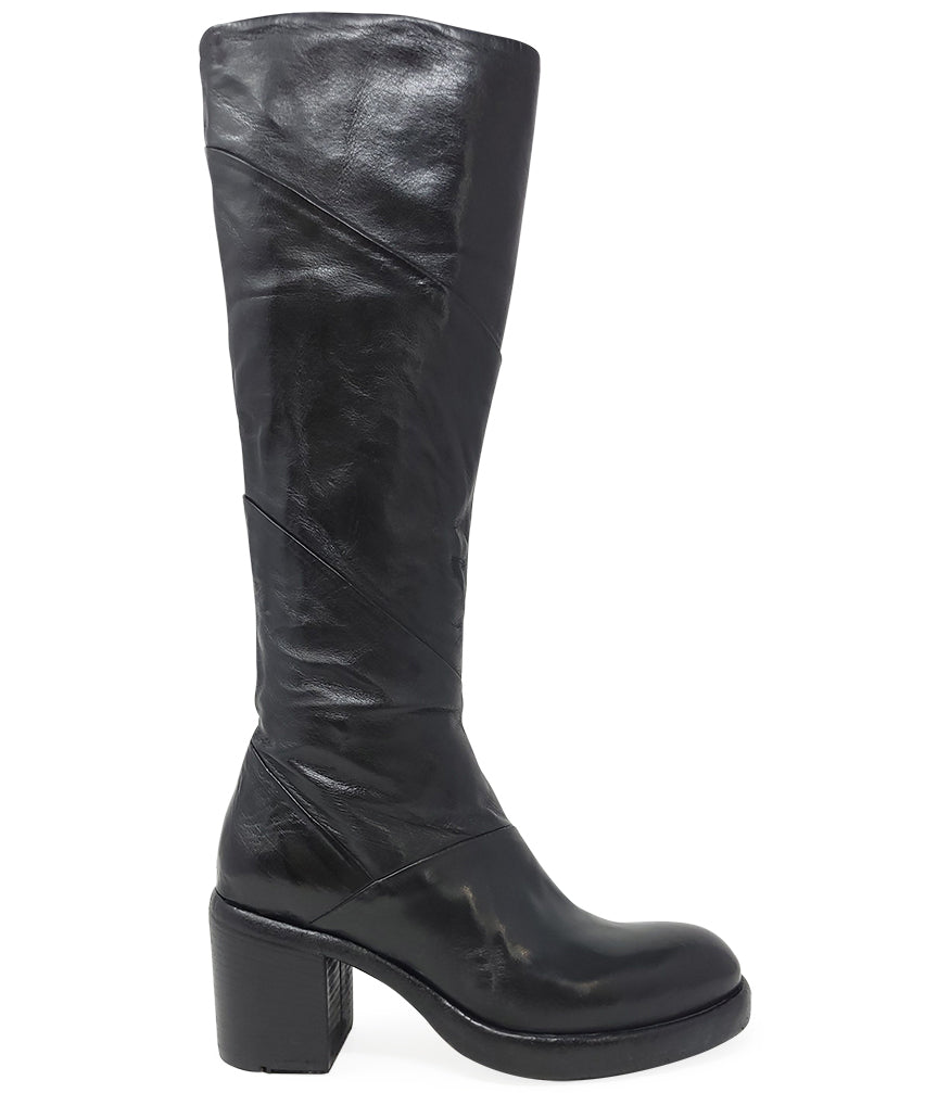 Ugg black leather knee high boots cheap
