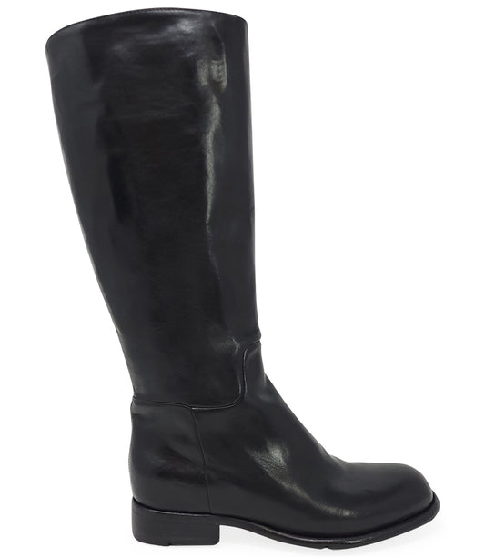 Madison Maison Black Flat Knee High Boot