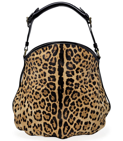 MADISON MAISON LEOPARD PRINT CALF HAIR CROSSBODY-SHOULDER BAG - MADISON