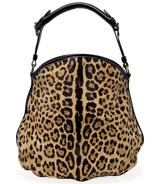 MADISON MAISON LEOPARD PRINT CALF HAIR CROSSBODY-SHOULDER BAG - MADISON