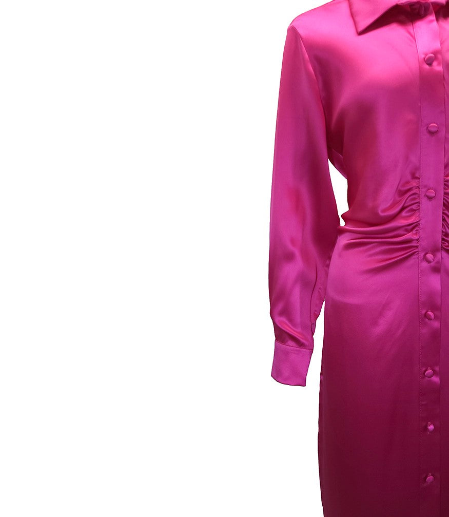 Madison Maison Pink Silk Dress - MADISON