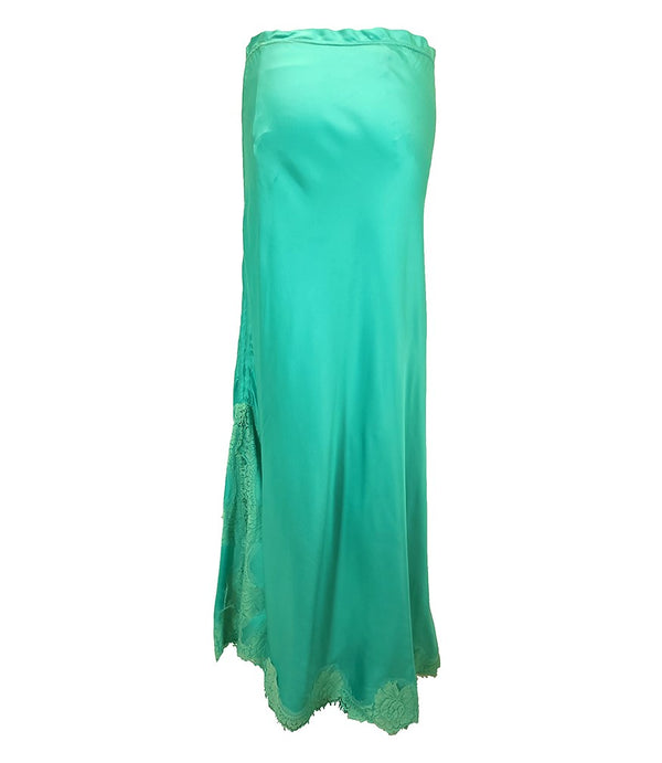 Madison Maison Turquoise Skirt W/ Drawstring - MADISON MAISON