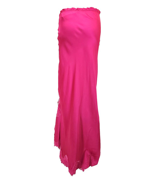 Madison Maison Fuchsia Skirt W/ Drawstring - MADISON MAISON