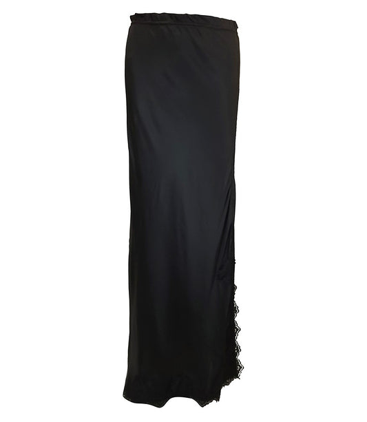 Madison Maison Black Skirt W/ Drawstring - MADISON MAISON
