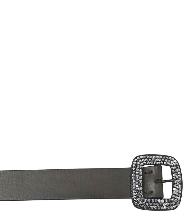 Madison Maison Dk Green Leather Belt - MADISON MAISON