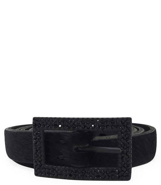 Madison Maison Black Leather Belt - MADISON MAISON