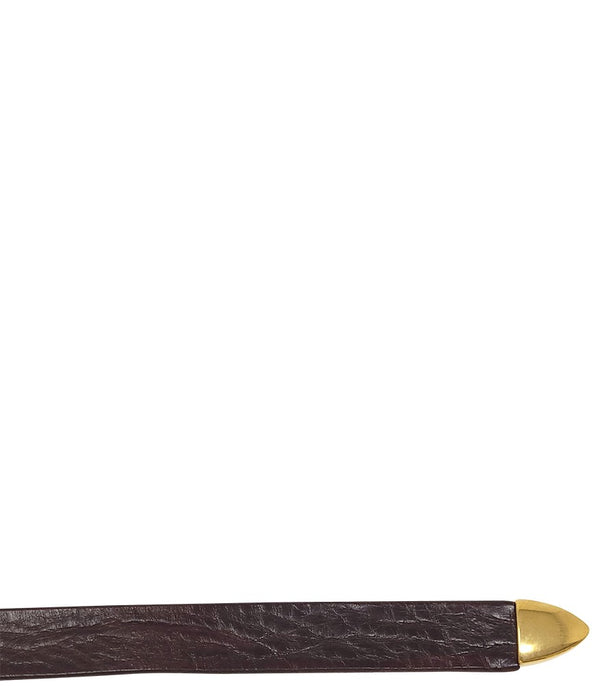 Madison Maison Burgundy Leather Belt - MADISON MAISON