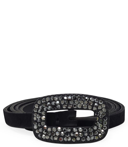 Madison Maison Black Leather Belt - MADISON MAISON