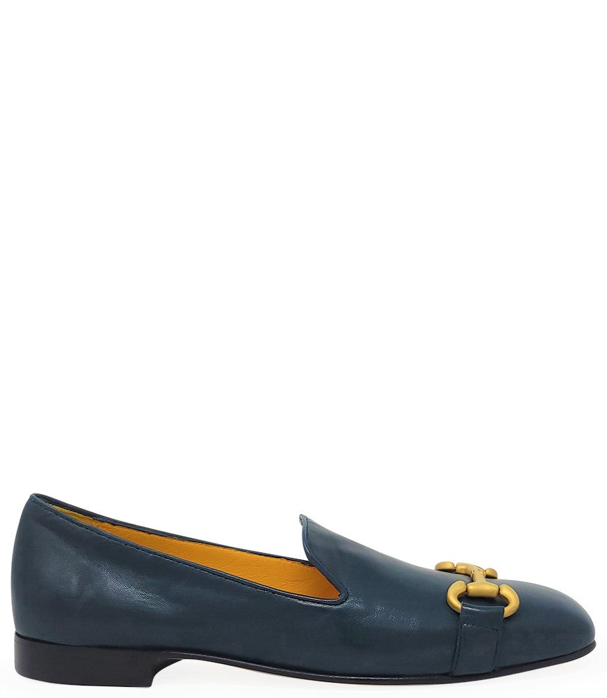 Madison Maison Navy Square Toe Loafer - MADISON MAISON