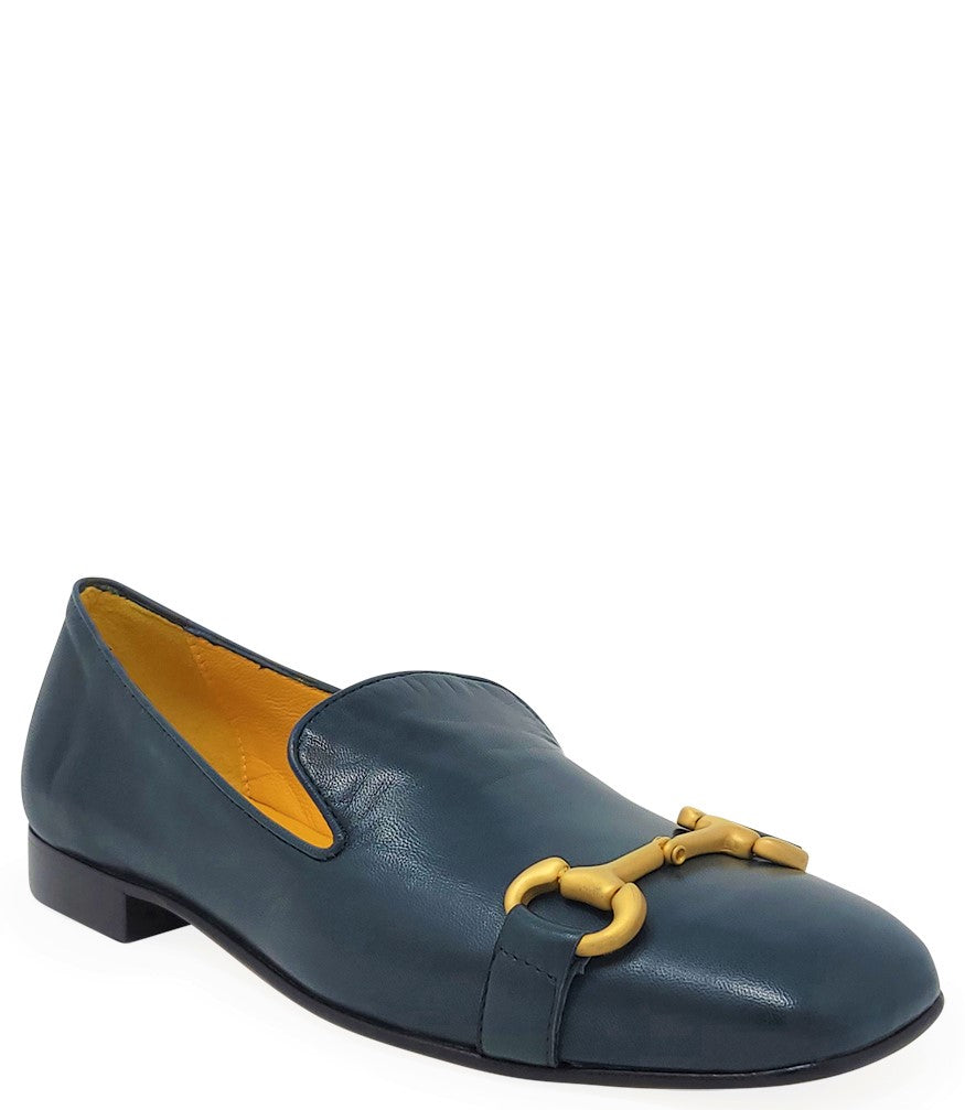 Madison Maison Navy Square Toe Loafer - MADISON MAISON