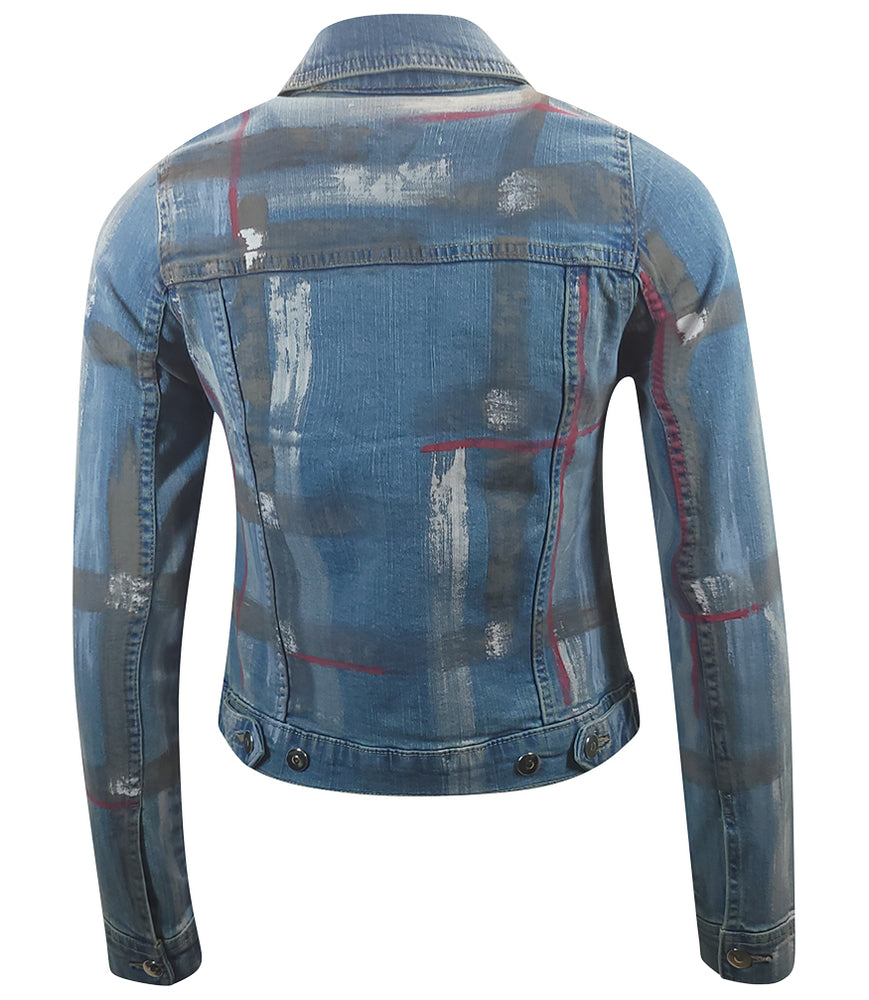 
                      
                        Madison Maison Light Blue / Brown Cotton Barbara Slim Jean Jacket - MADISON MAISON
                      
                    
