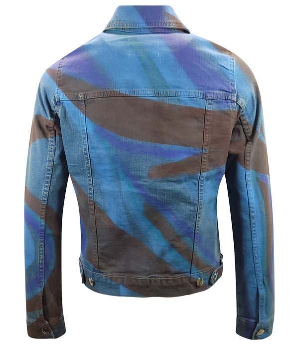 Madison Maison Light Blue Cotton Penelope Slim Jean Jacket - MADISON