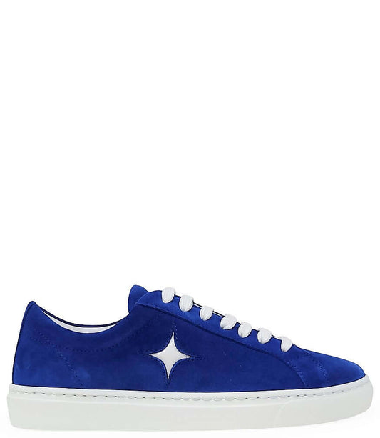 Madison Maison Blue Suede Sirius Star Womens Sneaker - MADISON