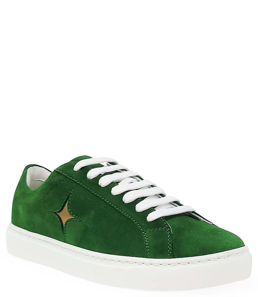 Madison Maison Green Suede Sirius Star Womens Sneaker - MADISON