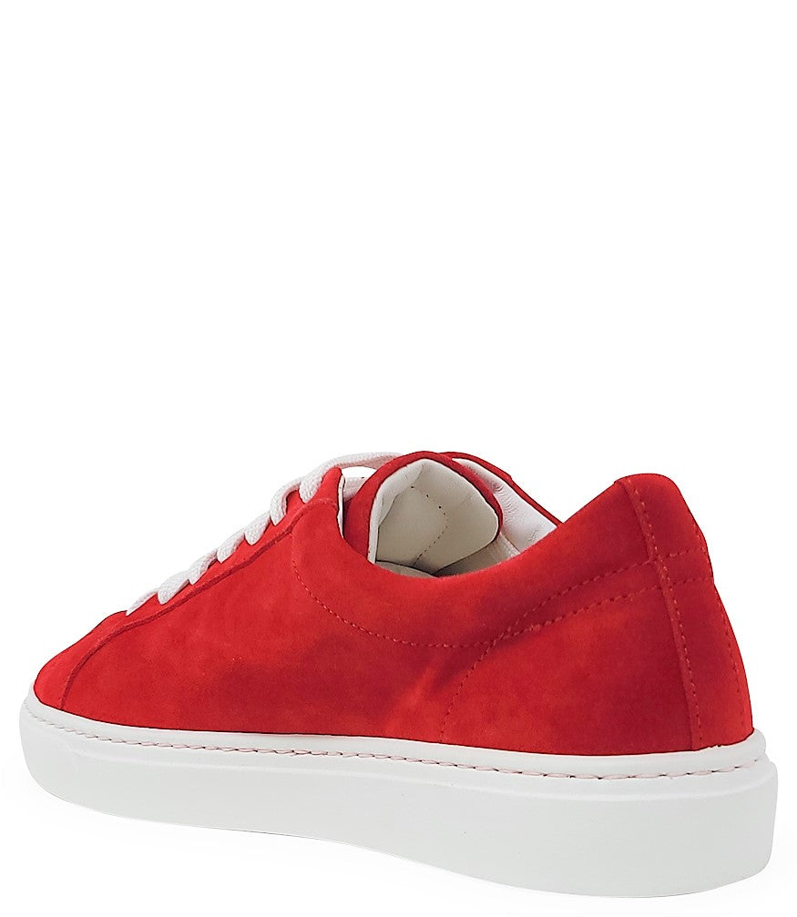 Madison Maison Red Suede Sirius Star Womens Sneaker - MADISON MAISON