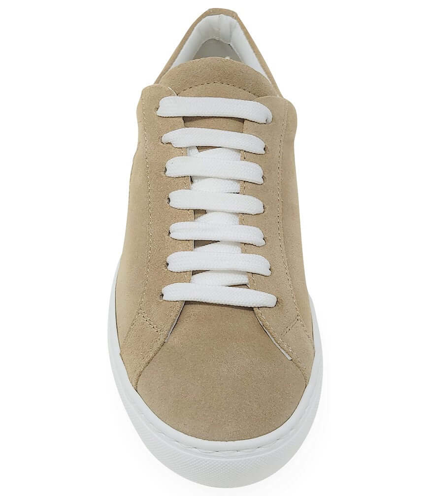 Madison Maison Beige Suede Sirius Star Womens Sneaker - MADISON MAISON