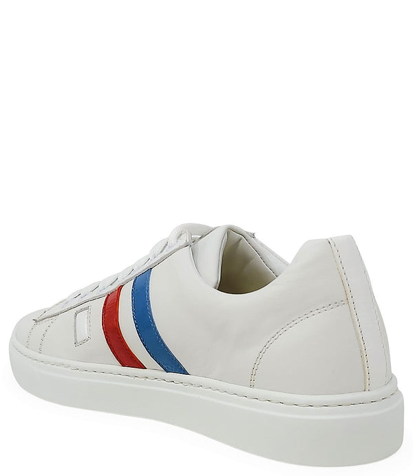 Madison Maison White Leather 3 Stripe Mens Sneaker - MADISON